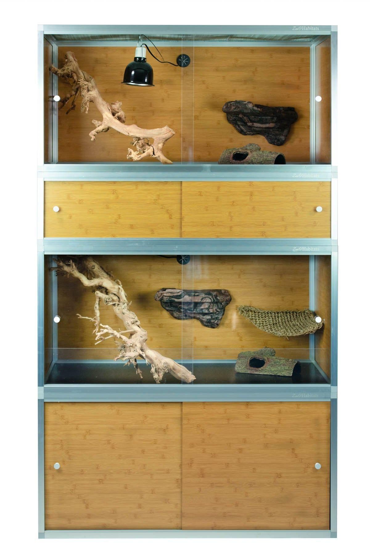 4'x2'x2' Original Wood Panel Reptile Enclosure by Zen Habitats for